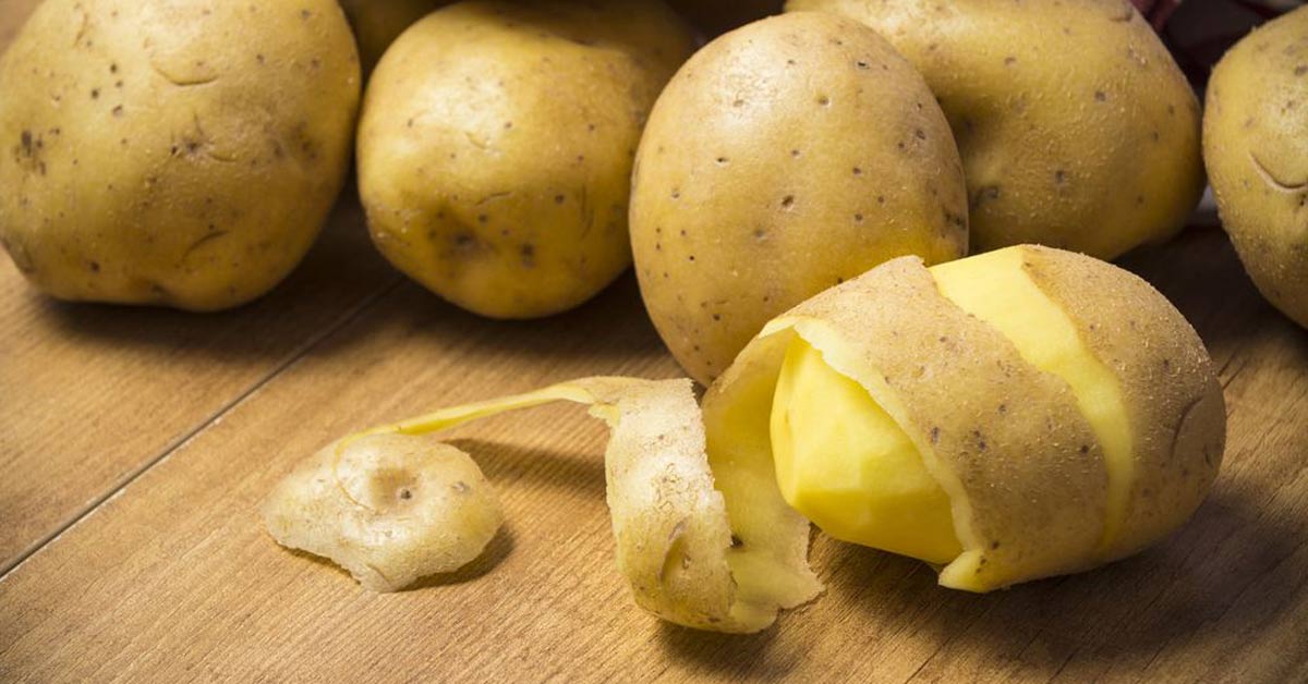 Pommes de terre épluchées sous vide