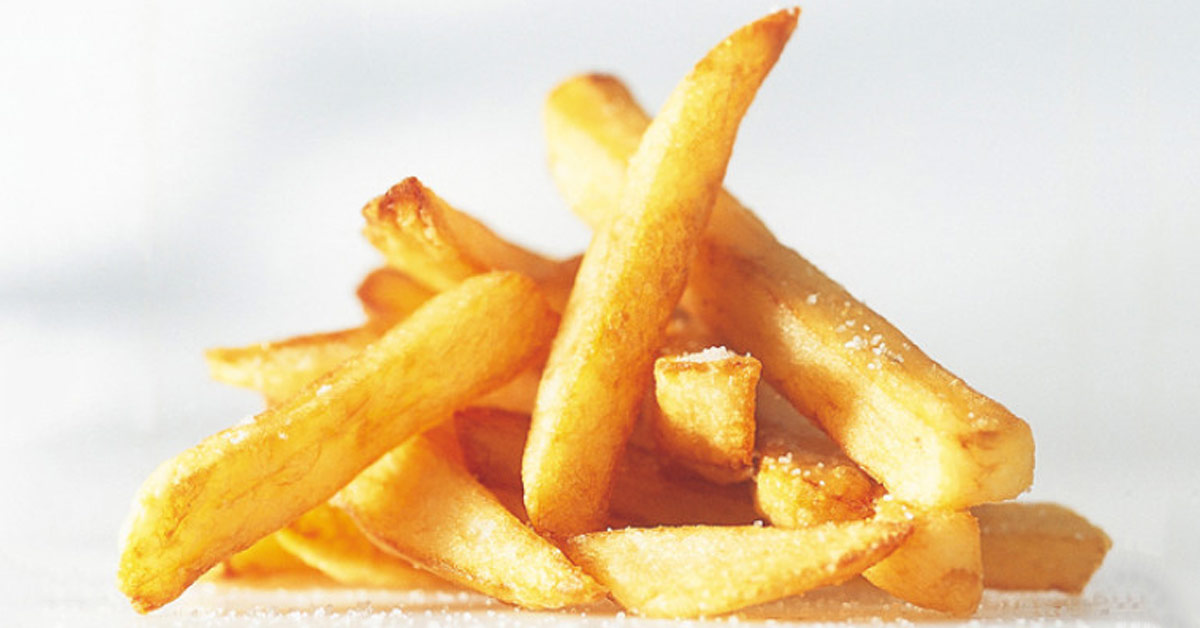 Frites fraîches crues sous vide maison